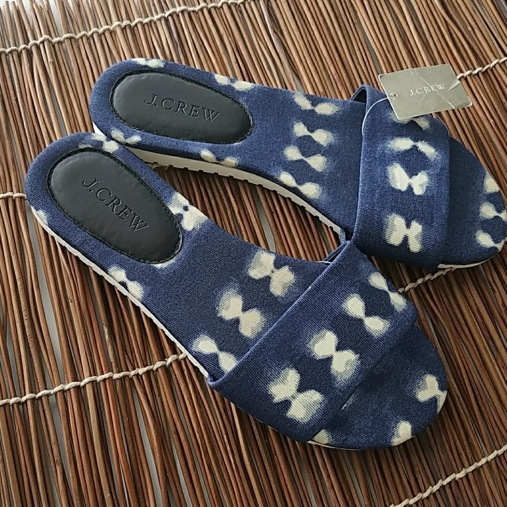 J.Crew Abbot fabric slides
